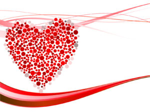 Hearts dots ppt templates