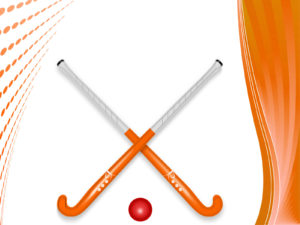 Hockey Stick and Ball PPT Backgrounds