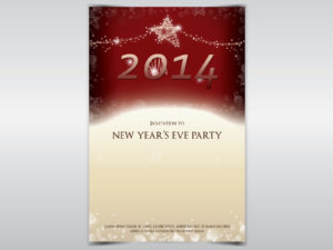 New Year Party Invitation Backgrounds