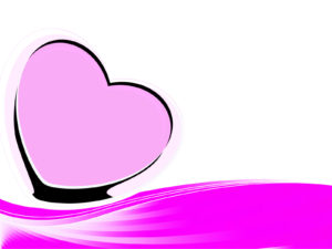 Pink Heart PPT Backgrounds