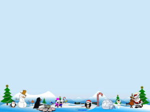 Artic North Pole Scene for Holidays Backgrounds
