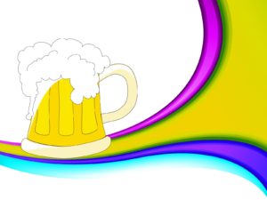 Beer Mug Drinks PPT Backgrounds