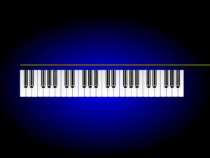 Music Piano Bar Powerpoint Backgrounds