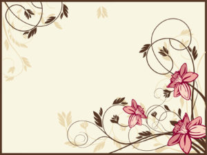 Retro Flowers PPT Backgrounds