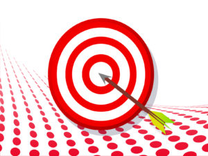 Target with Arrow PPT Backgrounds
