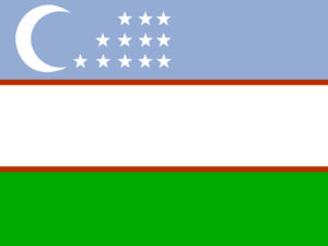 Uzbekistan Flag PPT Backgrounds