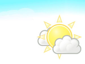 Weather Few Clouds PPT Backgrounds