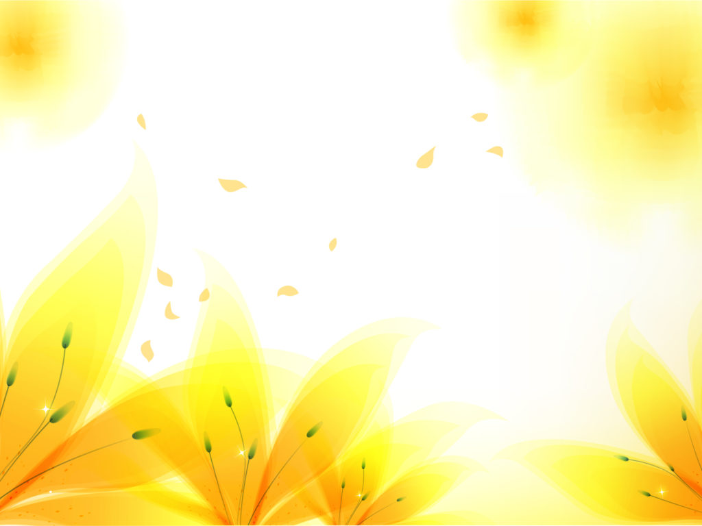 Fresh Yellow Flowers Backgrounds | Flowers, Yellow Templates | Free PPT  Grounds
