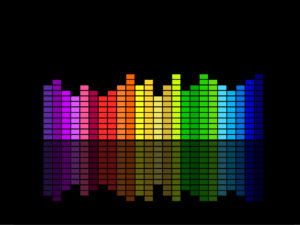 Music Equalizer Powerpoint Backgrounds