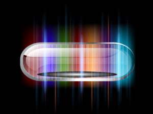 Colorful ellipse with stripes ppt backgrounds