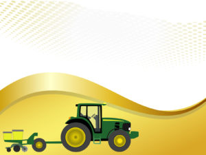 Farm tractor with planter backgrounds