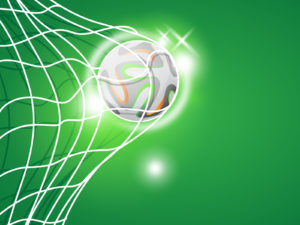 Football Goal Powerpoint Backgrounds