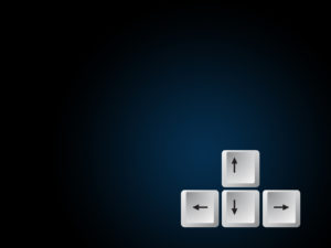 Keyboard Arrow Button PPT Design