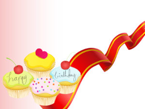 Lovely Little Birthday Cake Backgrounds