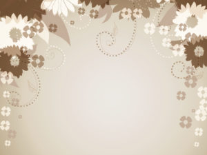 Brown floral decorative backgrounds