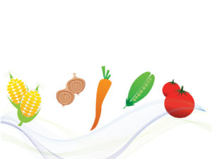 Vegetables foods powerpoint template
