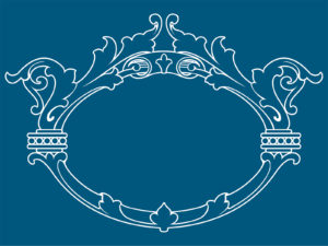 Vintage frame ornaments ppt backgrounds