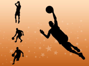 Basketball Players PPT Backgrounds