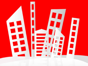 Abstract buildings ppt backgrounds