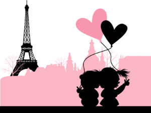 Love in Paris France PPT Template