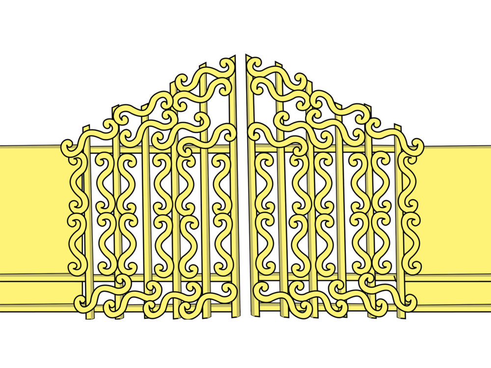 pearly gates clipart - photo #24