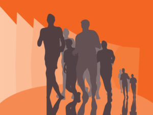 Running Marathon PPT Backgrounds