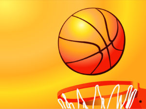 Basketball Hoop Sport PPT Backgrounds