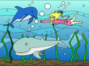 Fantasy Aquarium PPT Backgrounds