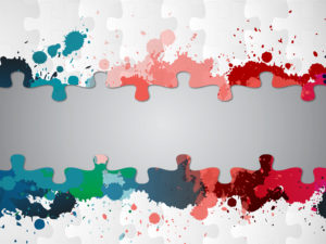 Paint Splatter Puzzle Backgrounds