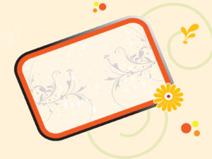 Cool Floral Frame Backgrounds