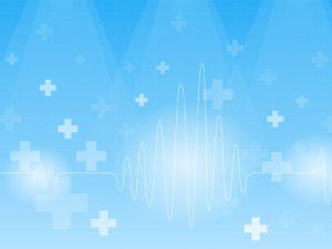 Cardiogram on a blue backgrounds
