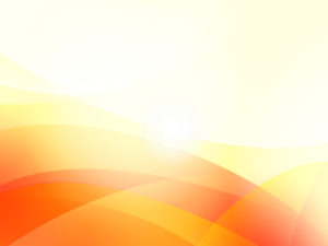 Orange Waves Powerpoint Templates