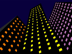 Skyscrapers in the Dark Backgrounds