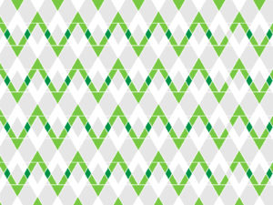 Green Zigzag PPT Backgrounds
