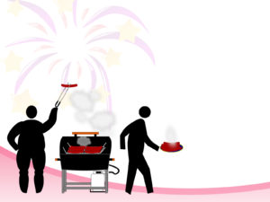 Barbecue Grill PPT Backgrounds