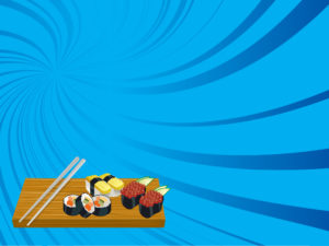 Bring Sushi PPT Backgrounds