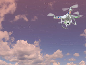 Drones Flying PPT Background