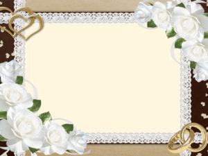 Fancy Wedding Border Backgrounds