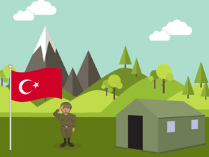 Guard Turkish Soldier PPT Background