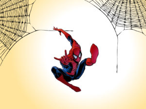 Spiderman Jumping Powerpoint Themes