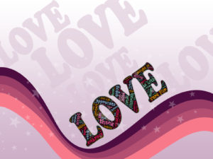 Stars of Love PPT Backgrounds