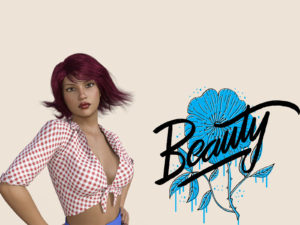 Beauty Woman PPT Backgrounds