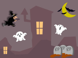 Black Magic Halloween PPT Backgrounds
