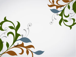 Floral Vector Design Powerpoint Templates