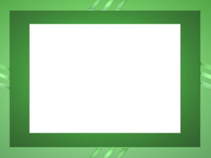 Green Frame PPT Backgrounds