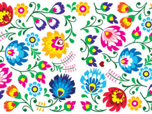 Mix Flowers PPT Backgrounds