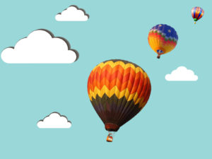 Balloon Tourism Powerpoint Templates