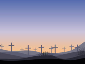 Christian Cemetery Powerpoint Backgrounds