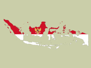 Indonesia Map Powerpoint Backgrounds