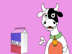 Milk and Cow Powerpoint Backgrounds
